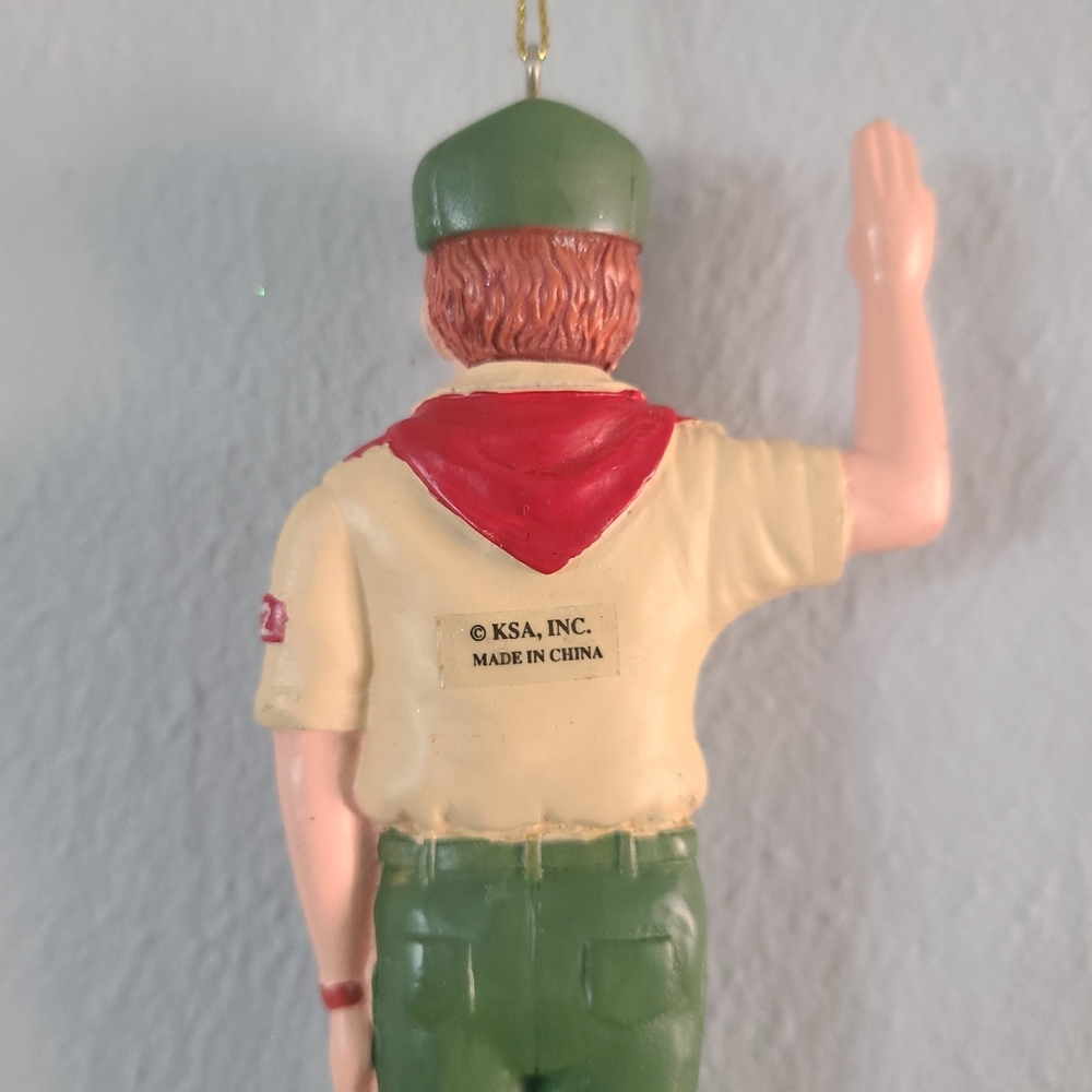 Vintage Boy Scout Figurine Ornament Kurt S Adler - Picture 5 of 9